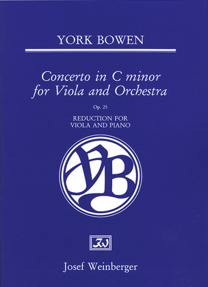 Book cover for Viola Concerto in C Minor, Op. 25