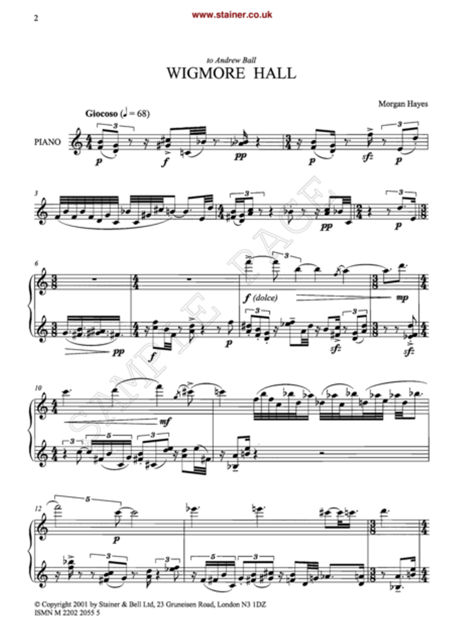 Wigmore Hall Wigmore Hall Piano Solo scores gallery preview page 2