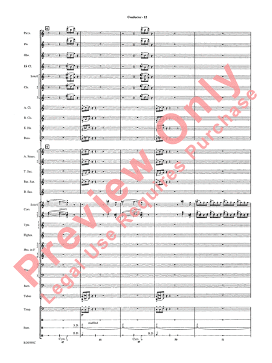 Jericho Concert Band scores gallery preview page 17