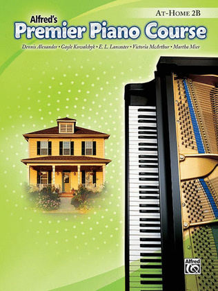 Book cover for Premier Piano Course At-Home Book, Book 2B