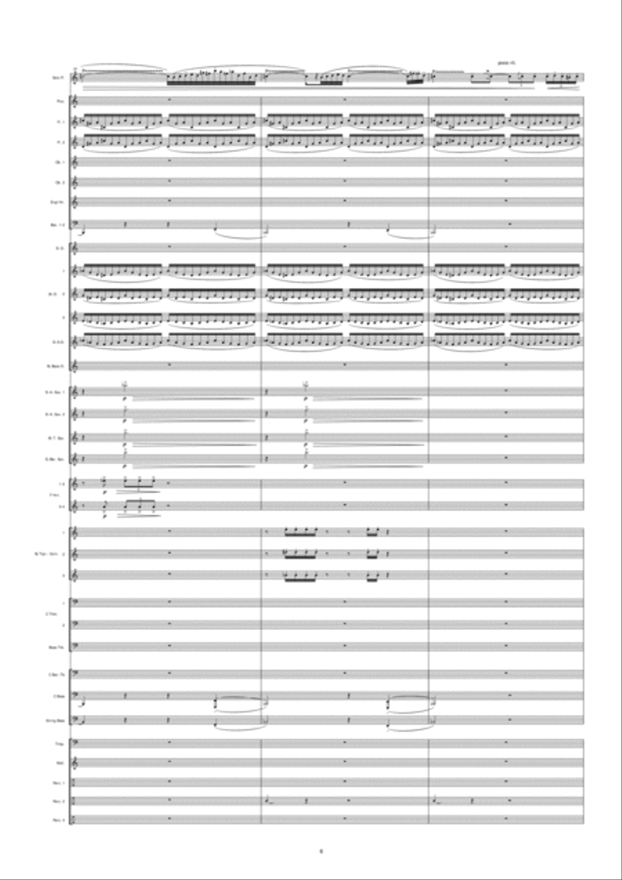 Night In Venice Concert Band scores gallery preview page 7