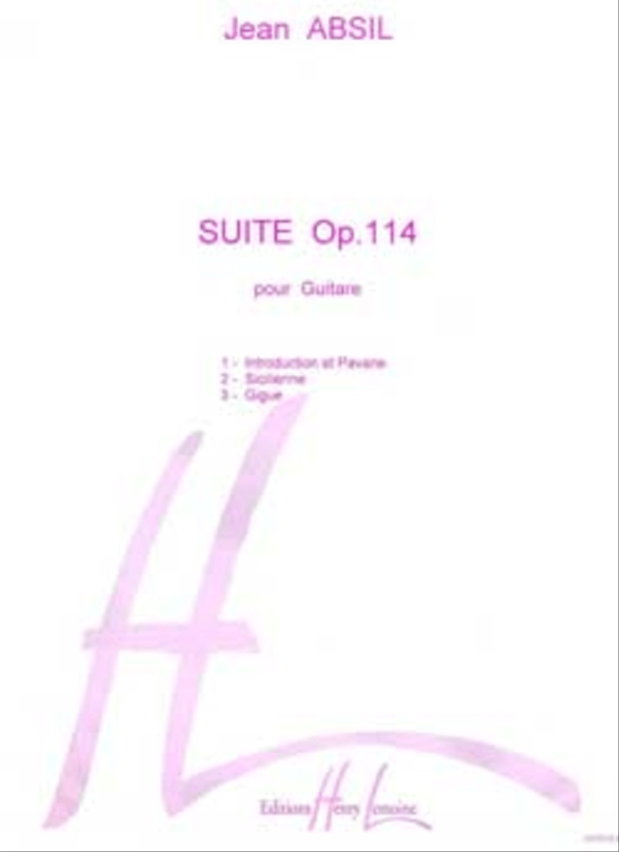 Suite Op. 114 Suite Op. 114 Acoustic Guitar scores gallery preview page 1