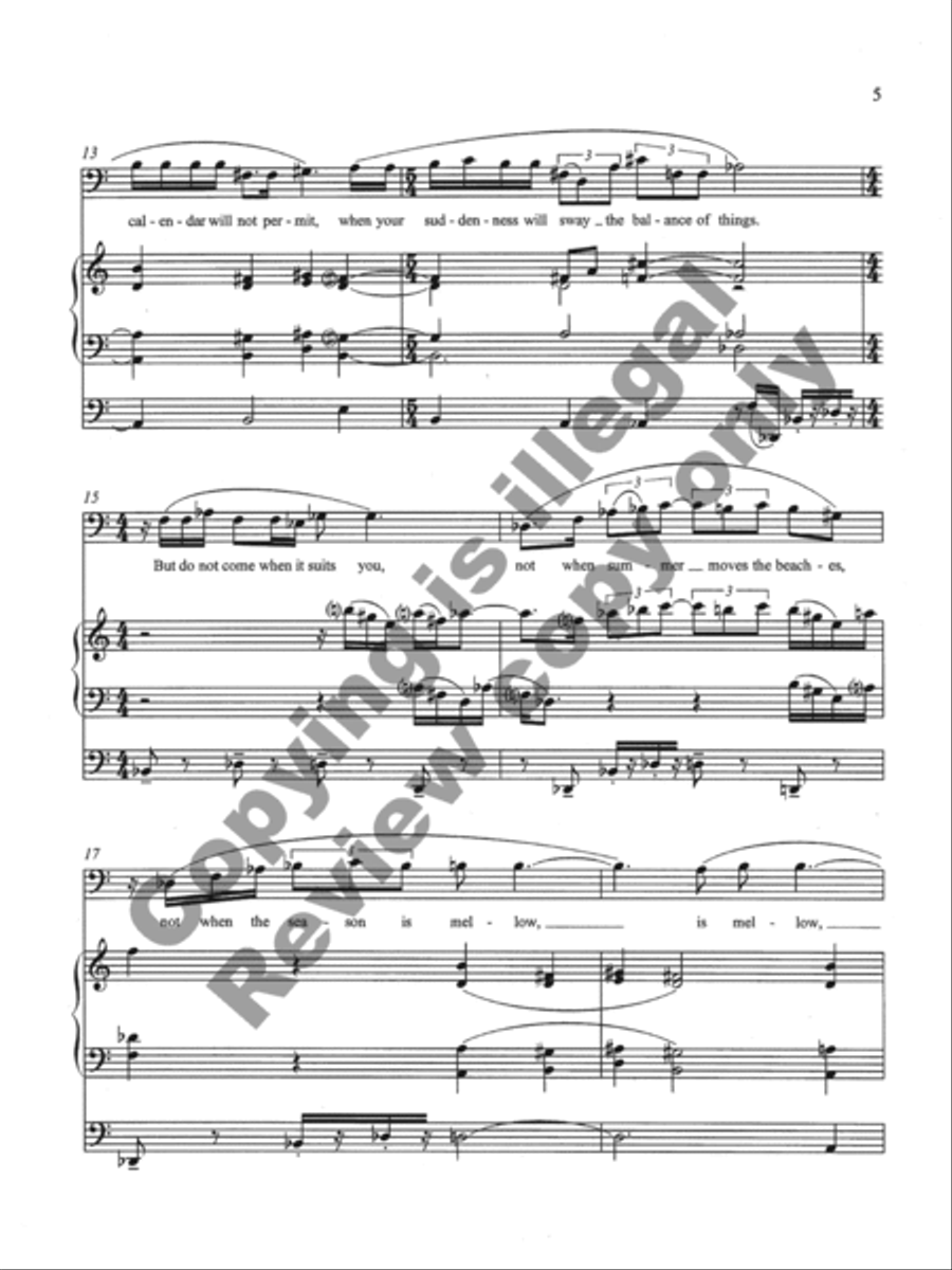 Before Winter Voice scores gallery preview page 5