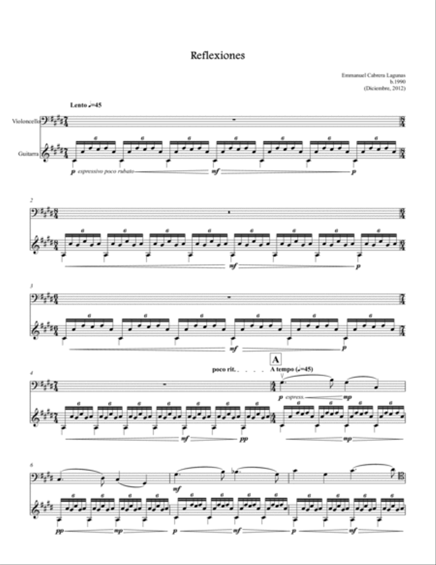 Reflexiones String Duet scores gallery preview page 4