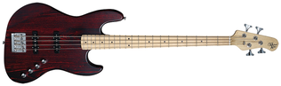 Element 4 Electric Bass – Trans-Red Finish