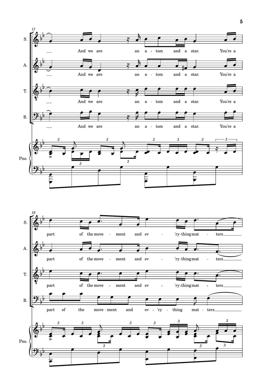 Everything Matters 4-Part scores gallery preview page 5