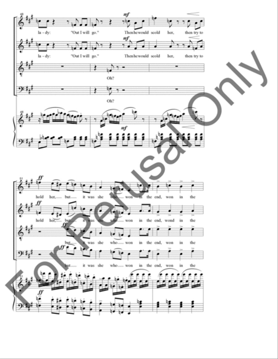 Chorus of the Servants Chorus of the Servants 4-Part scores gallery preview page 10