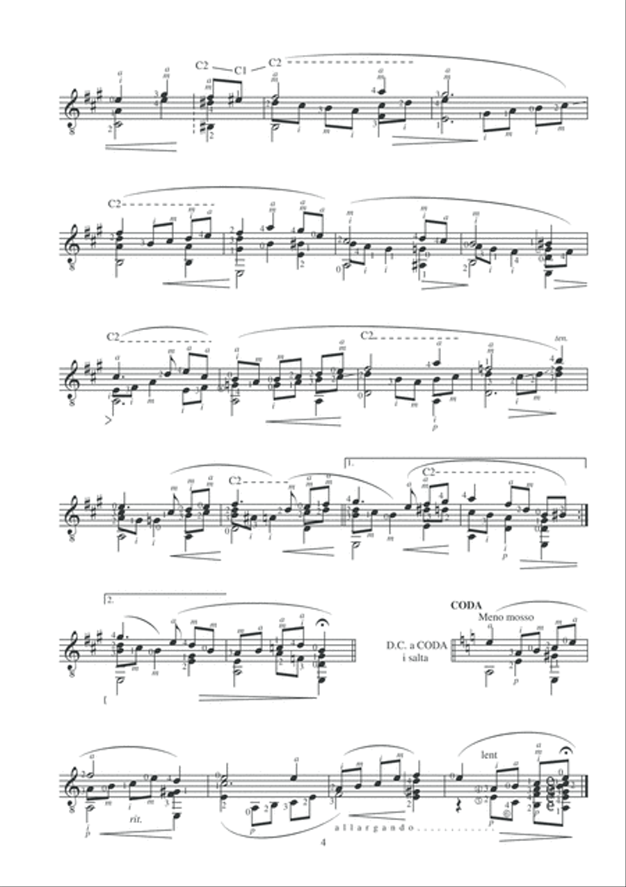 Peces íntimes Peces íntimes Classical Guitar scores gallery preview page 6