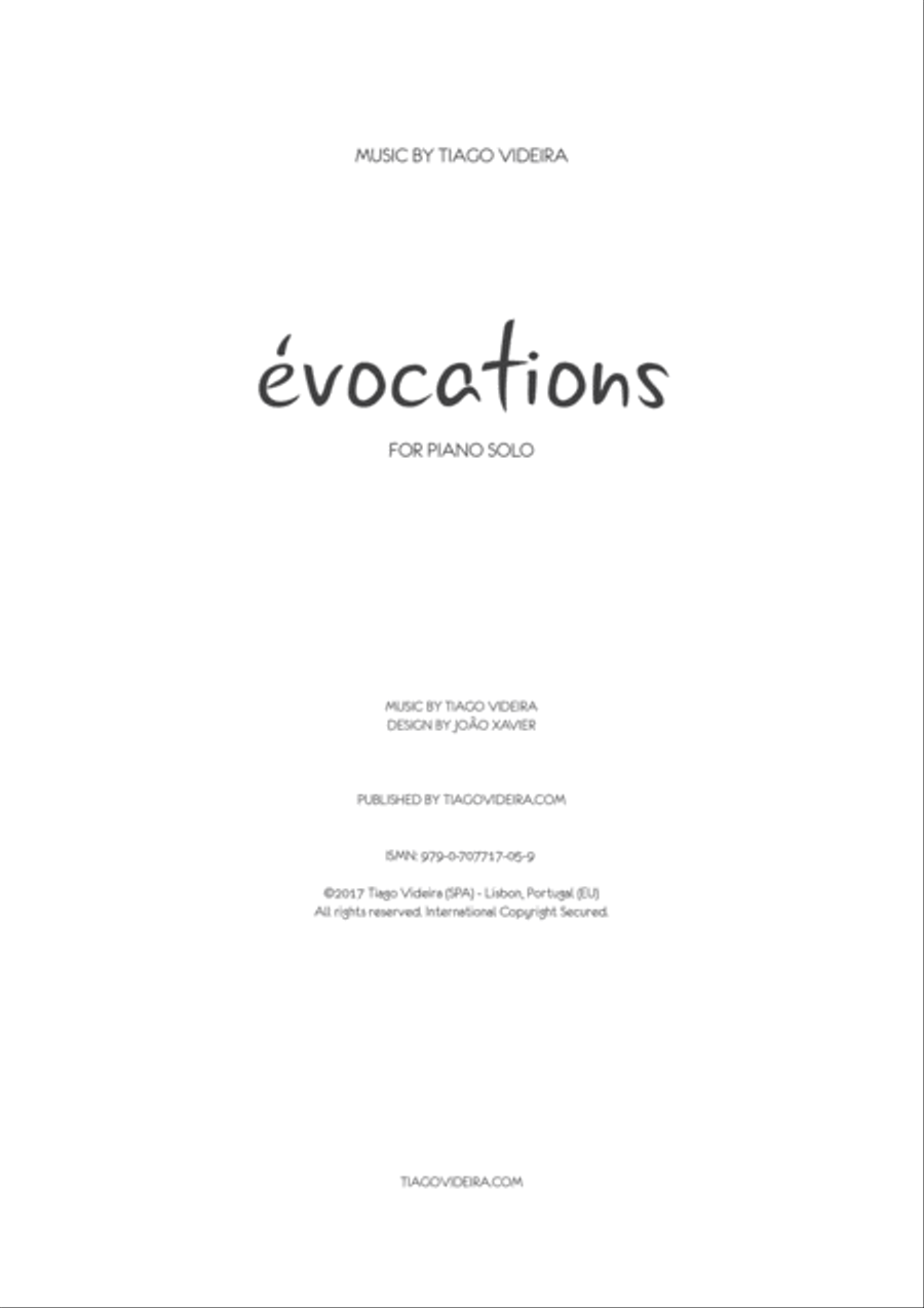 12 Evocations (for Piano solo) Piano Solo scores gallery preview page 3