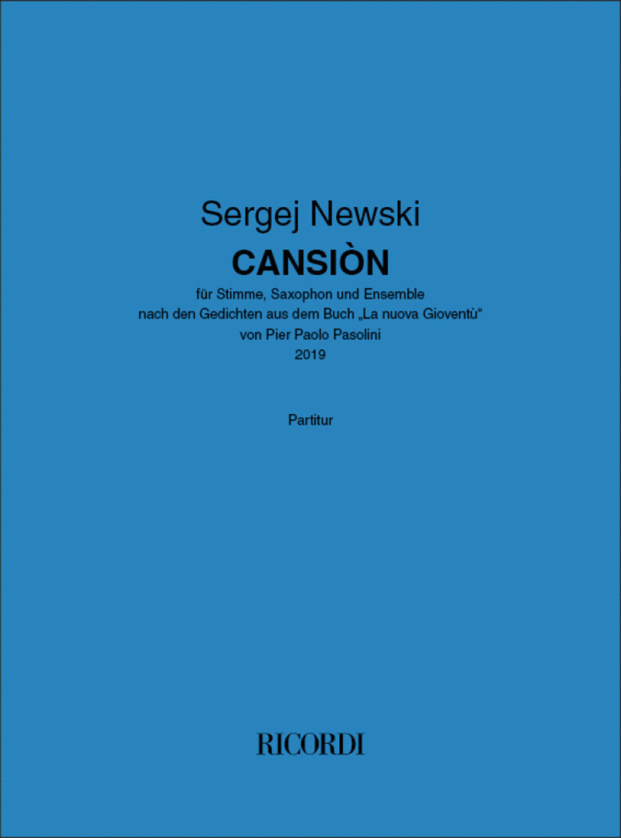 Cansiòn Chamber Orchestra scores gallery preview page 1