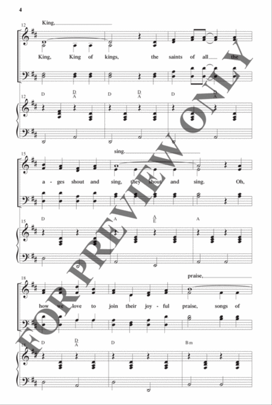 Southern Gospel Songs, Volume 2 - Choral Book Choir scores gallery preview page 5