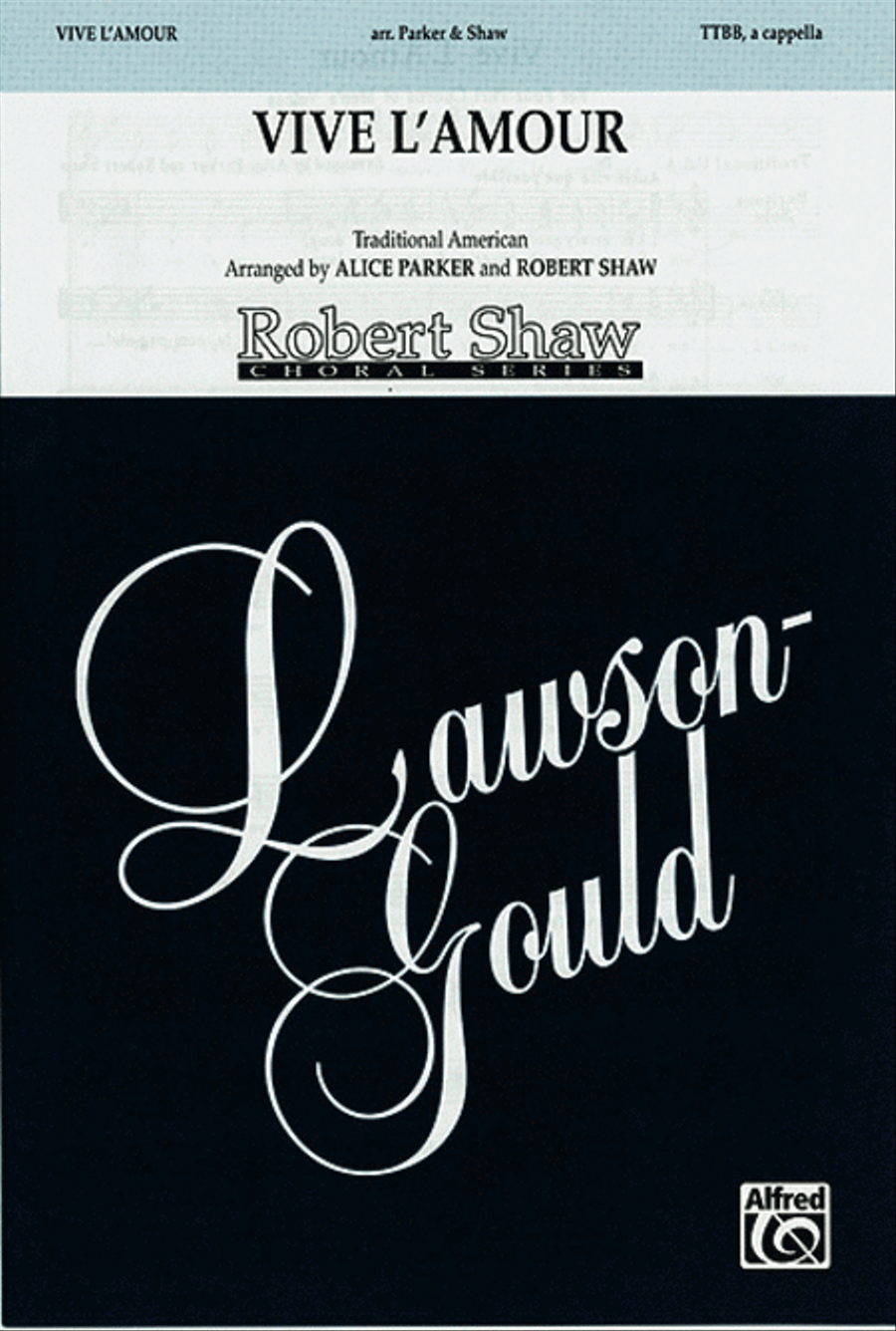 Vive l'Amour Men's Choir scores gallery preview page 1
