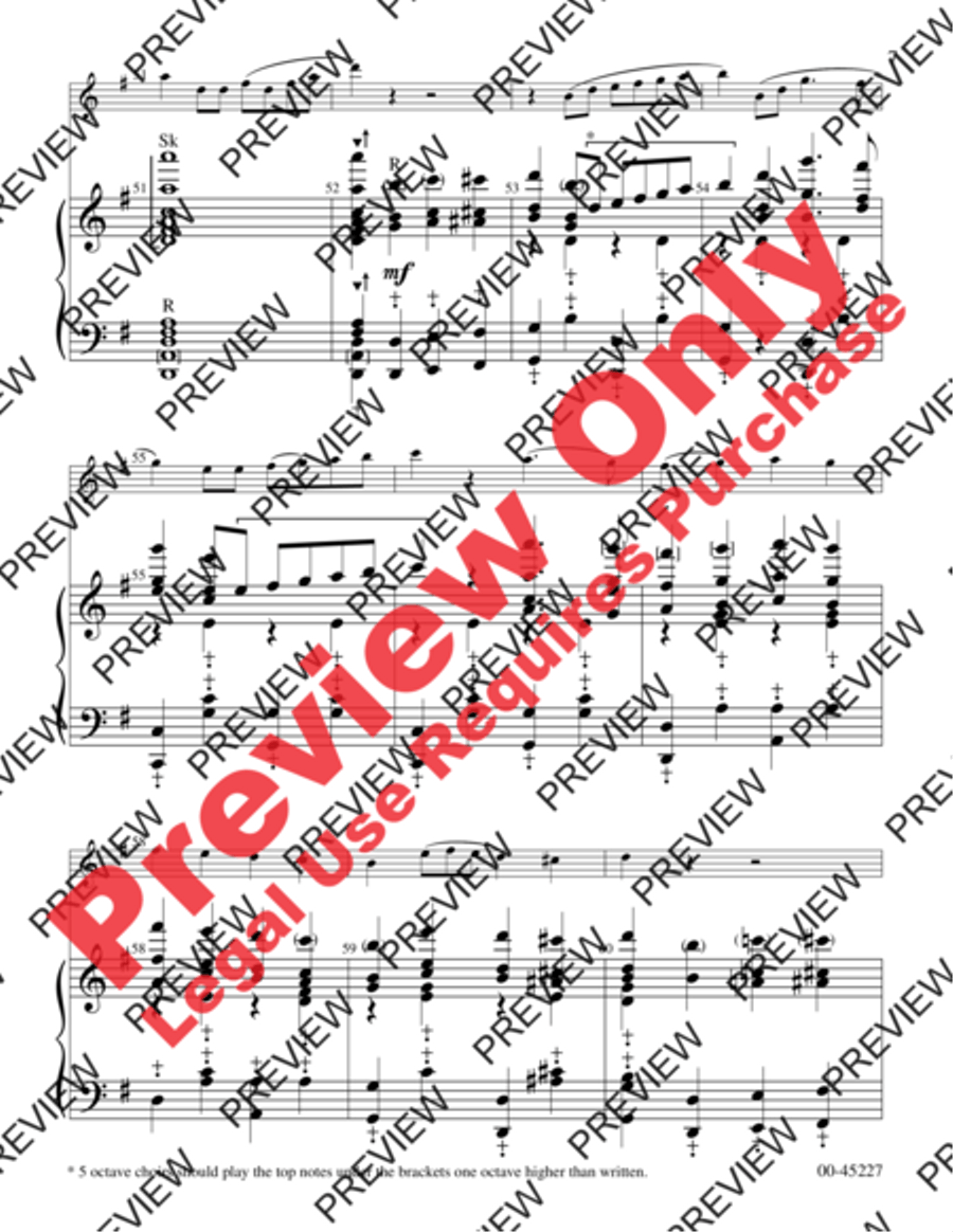 Sergeant Banyon's March Handbell Choir scores gallery preview page 7