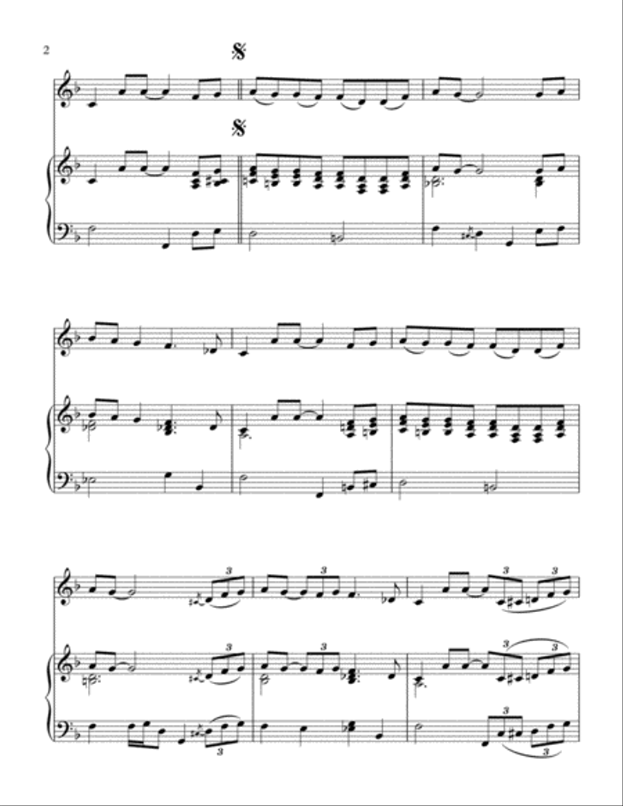 In My Life Woodwind Duet scores gallery preview page 3