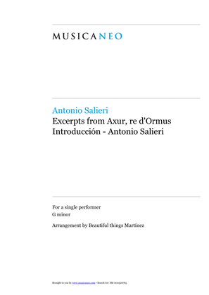 Excerpts from Axur,re d'Ormus Introducción-Antonio Salieri