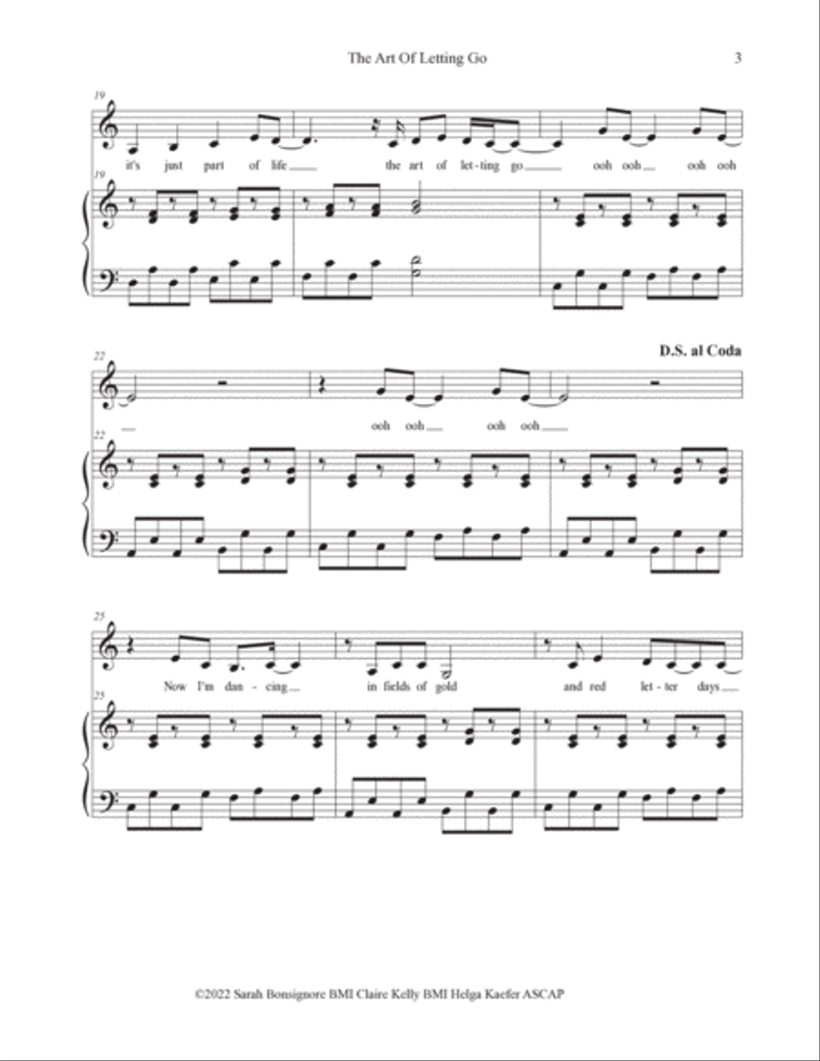 The Art of Letting Go Voice scores gallery preview page 4