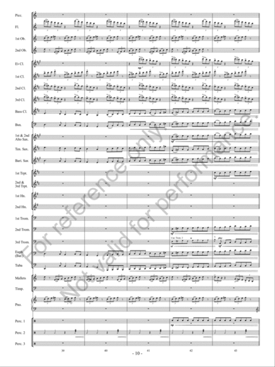 Downtown Scherzo Concert Band scores gallery preview page 11