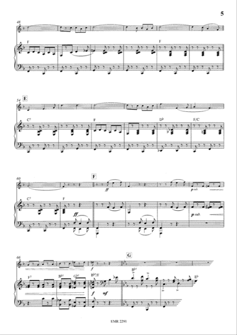 Sousa Medley Voice Solo scores gallery preview page 6