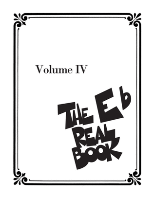 Book cover for The Real Book – Volume IV