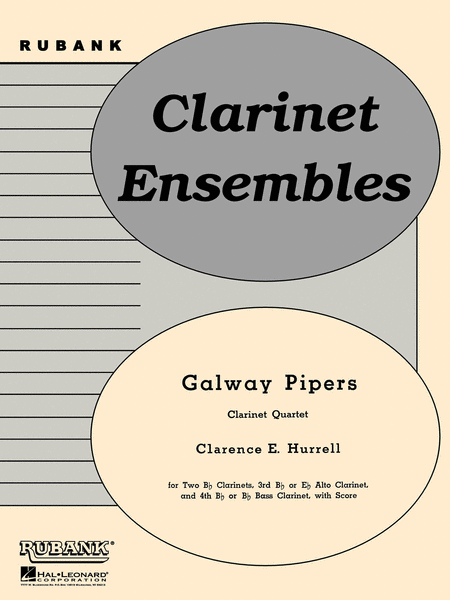 Galway Pipers - Clarinet Quartets With Score
