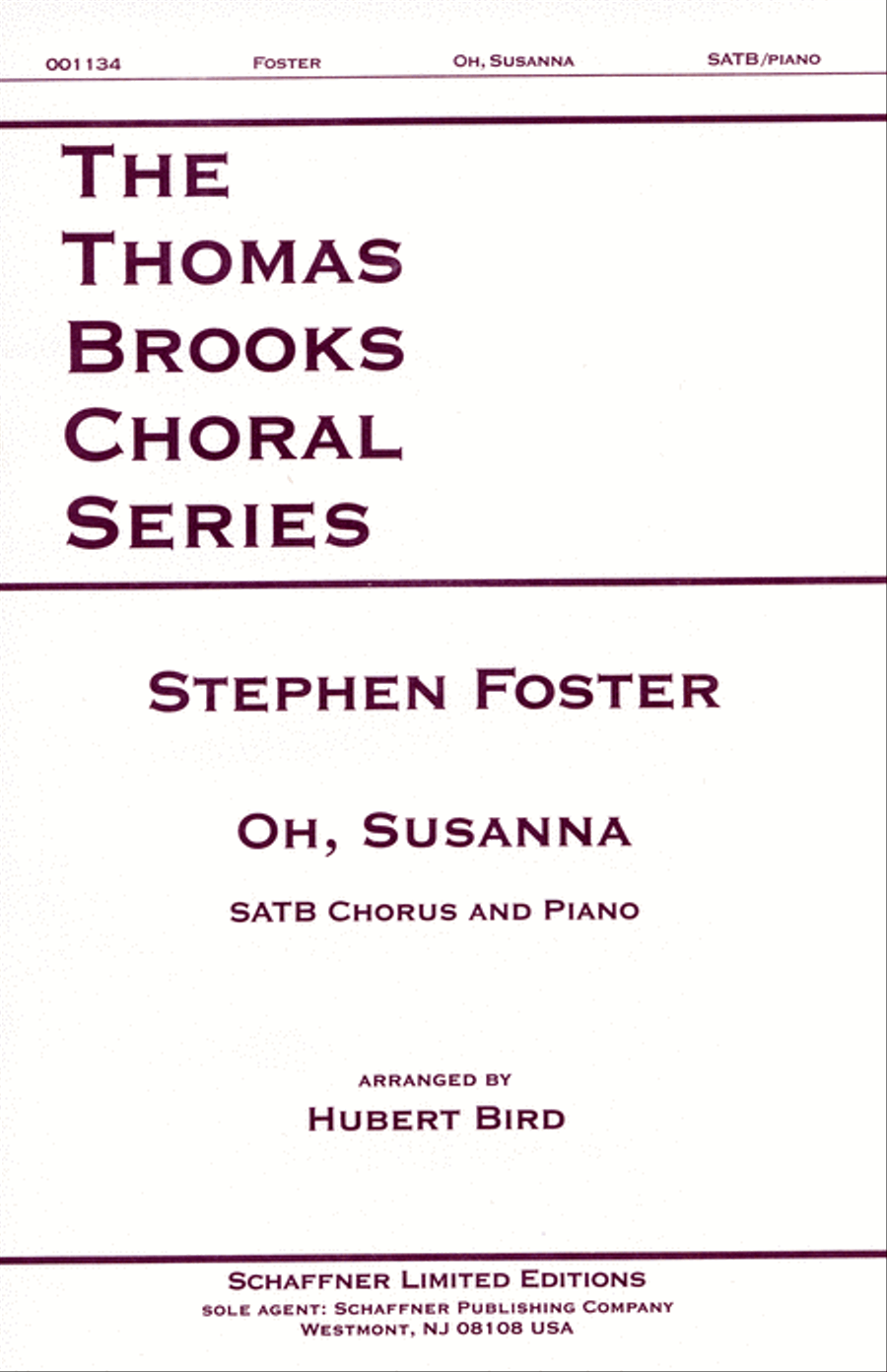 Oh, Susanna 4-Part scores gallery preview page 1