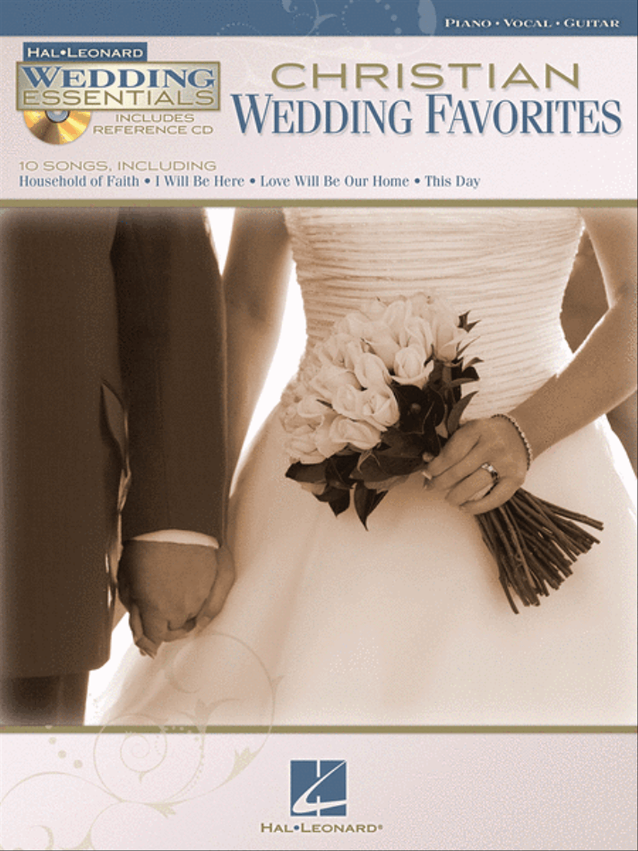 Christian Wedding Favorites Piano, Vocal, Guitar scores gallery preview page 1