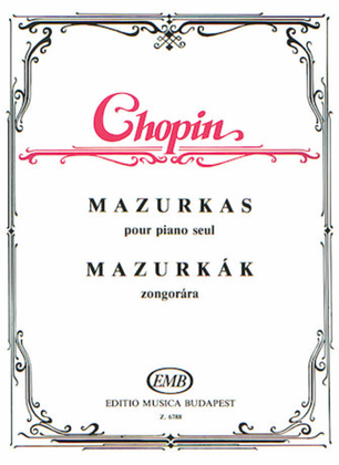 Book cover for Mazurkas-pno