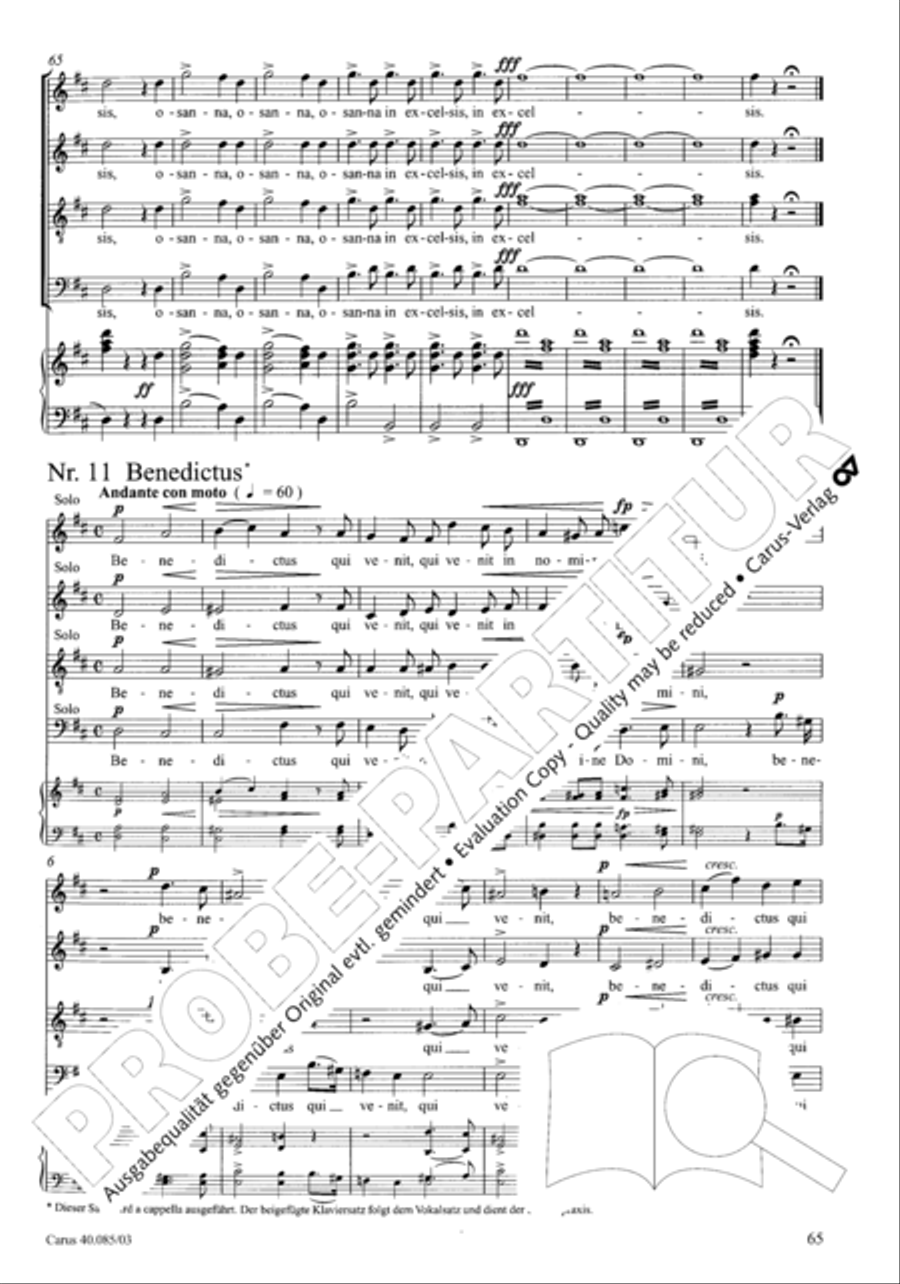 Missa pro defunctis Missa pro defunctis 4-Part scores gallery preview page 66