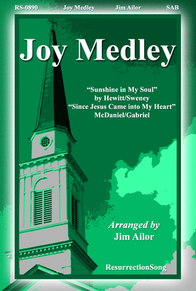 Book cover for Joy Medley, SAB Gospel Anthem