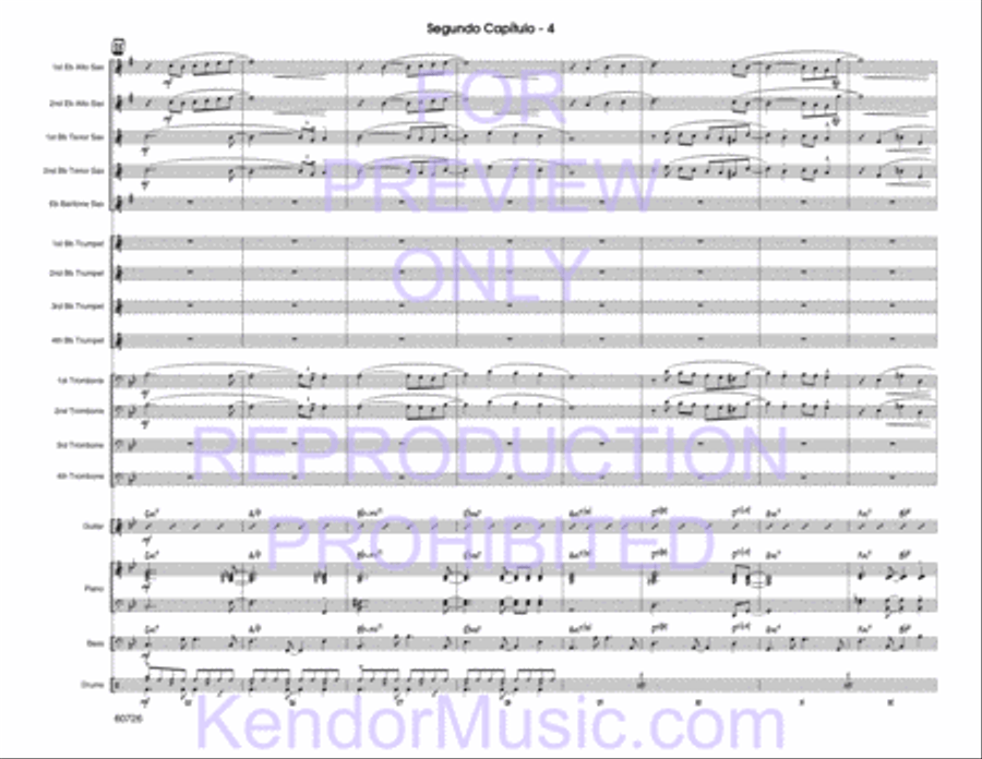 Segundo Capitulo Jazz Ensemble scores gallery preview page 6