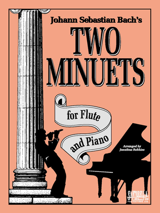 Book cover for Bach's Two Minuets for Flute and Piano