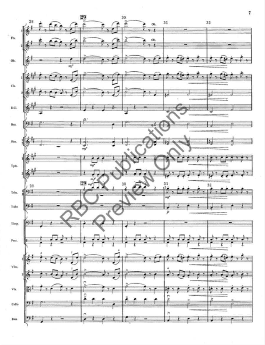 Radetzky March Full Orchestra scores gallery preview page 8
