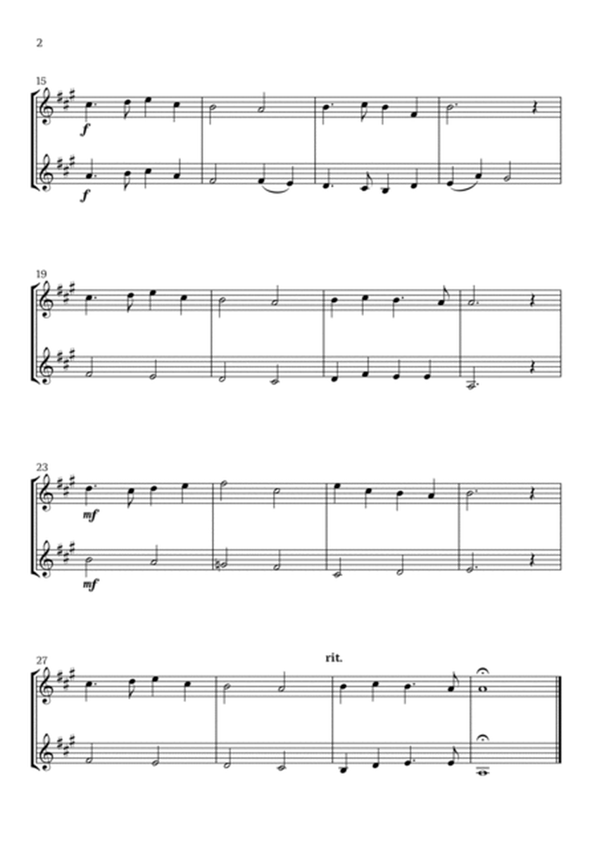 In the Bleak Midwinter (Clarinet Duet) - Beginner Level image number null