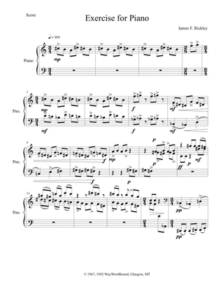 Exercise for Piano