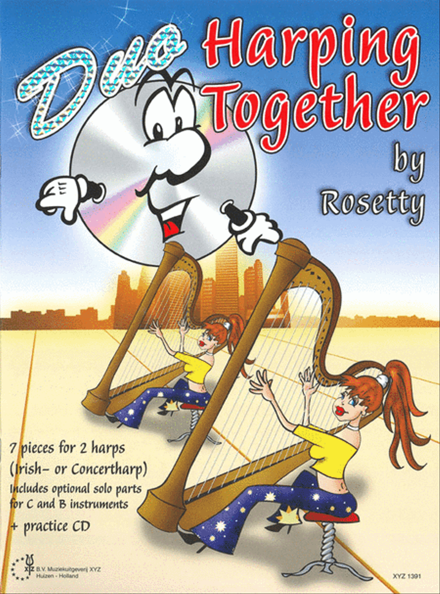 Duo Harping Together Harp scores gallery preview page 1