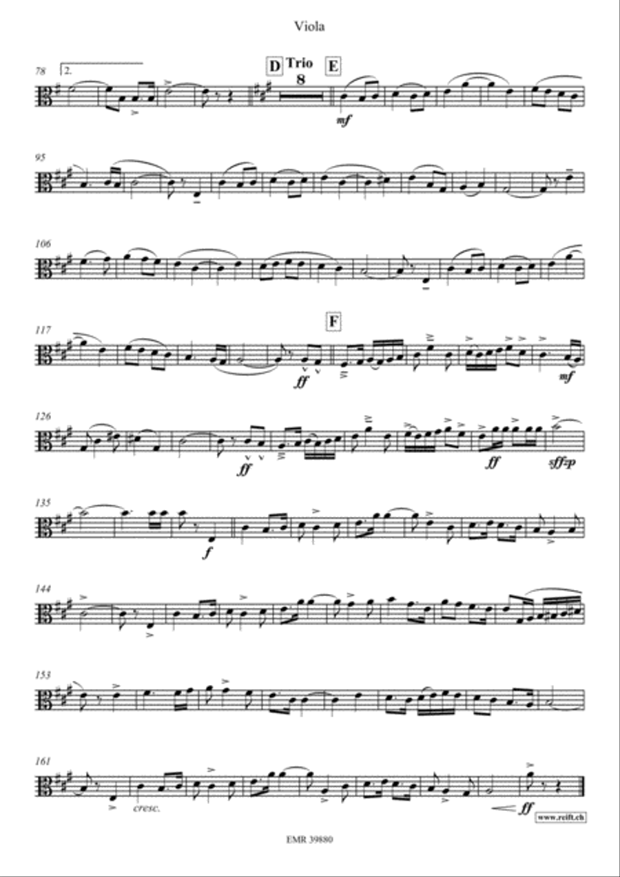 10 Greatest Famous Marches Viola scores gallery preview page 6