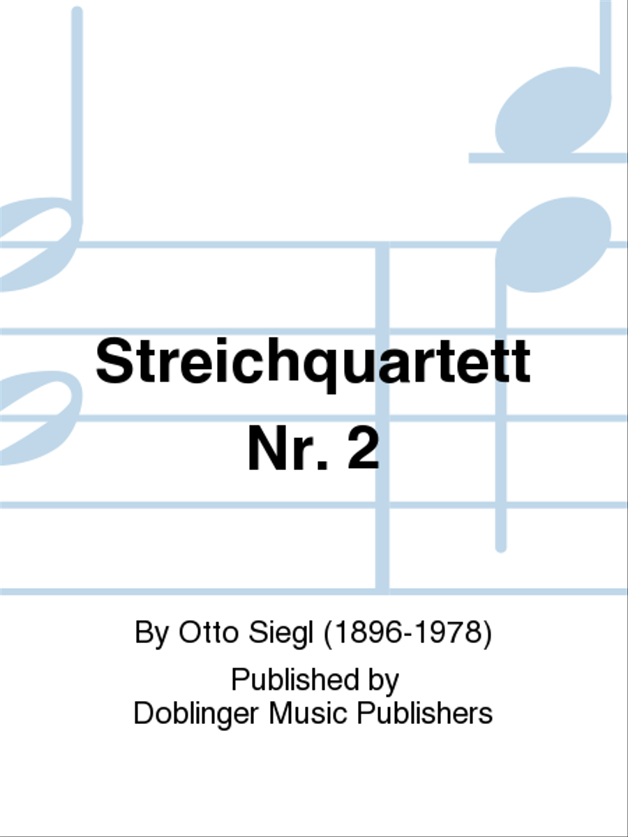Streichquartett Nr. 2 String Quartet scores gallery preview page 1