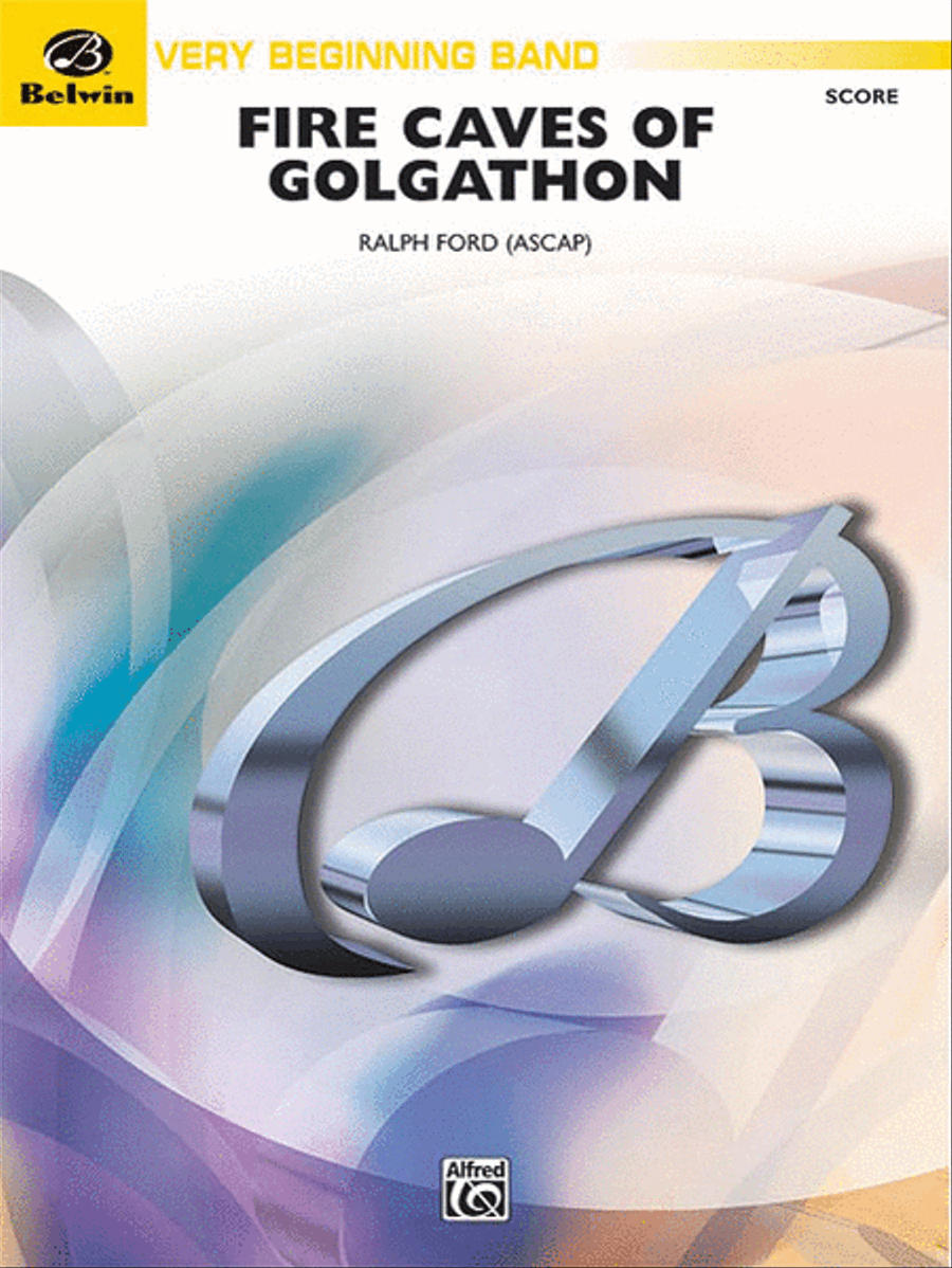 Fire Caves of Golgathon Concert Band scores gallery preview page 1