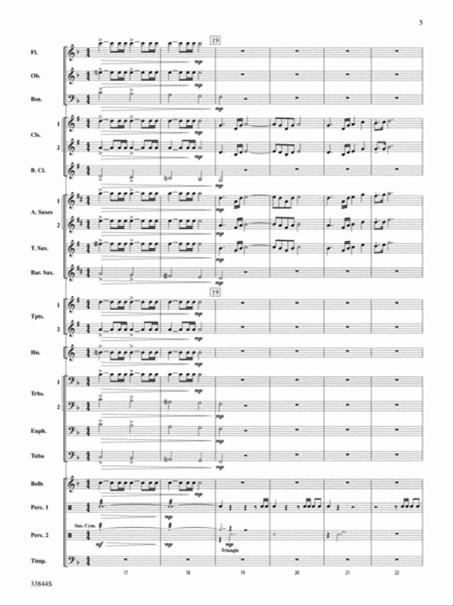 A Knight's Tale Concert Band scores gallery preview page 5