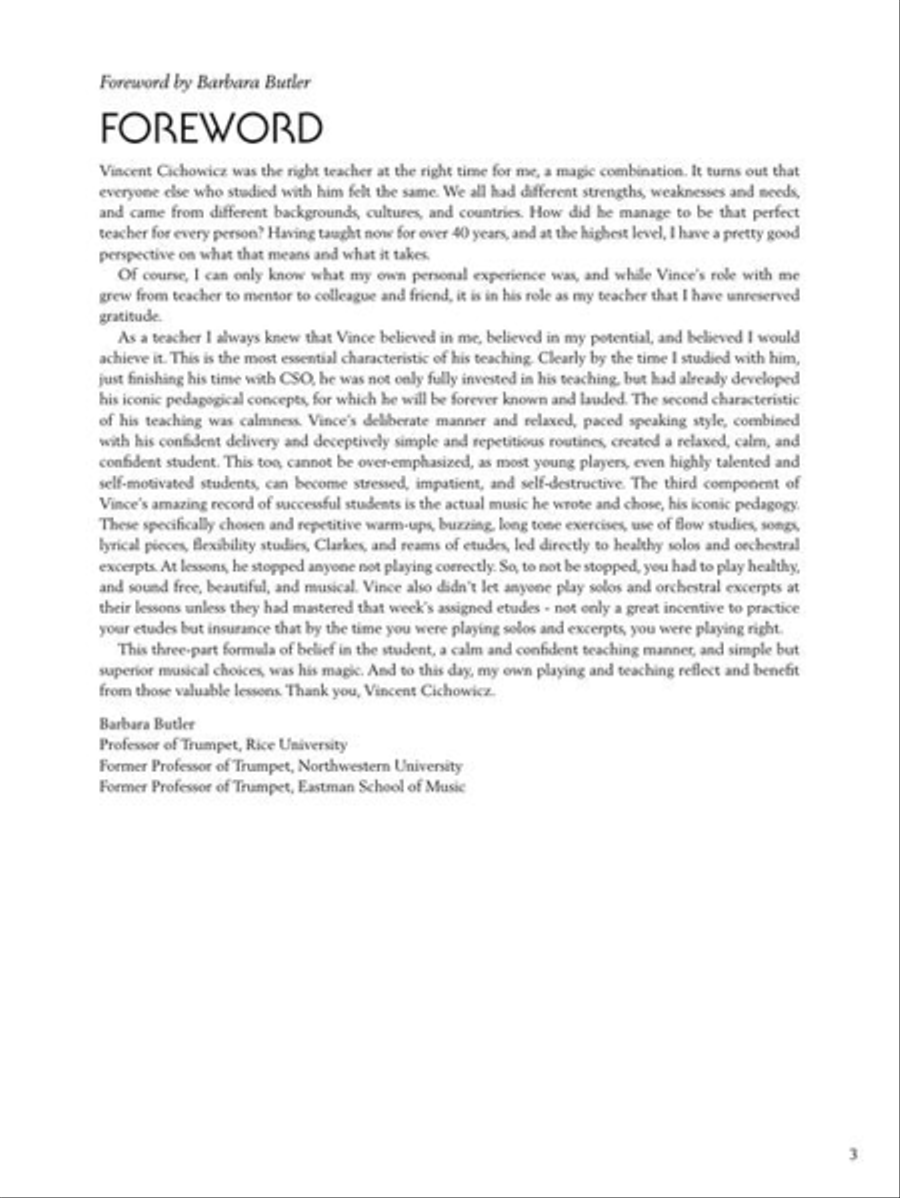 Vincent Cichowicz – Fundamental Studies for the Developing Trumpet Player Trumpet Solo scores gallery preview page 6