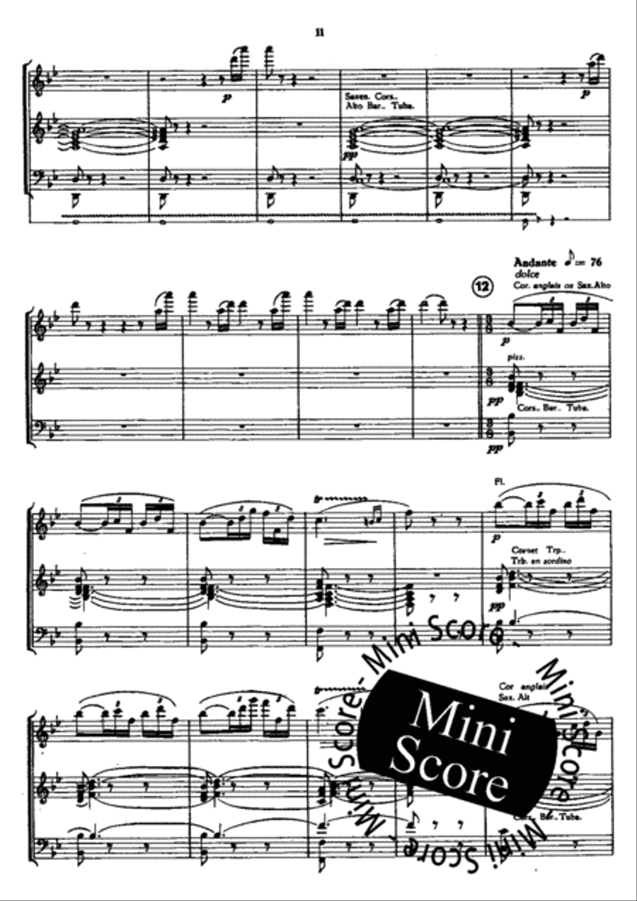 Wilhelm Tell/Guillaume Tell Concert Band scores gallery preview page 17