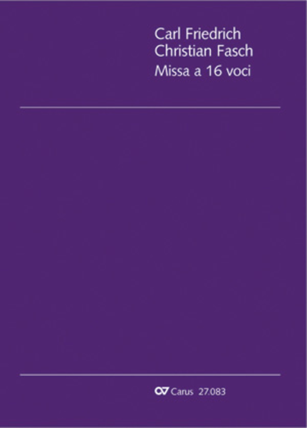 Mass for 16 voices (Missa a 16 voci) image number null