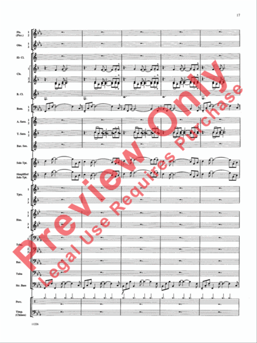 American Jazz Suite American Jazz Suite Concert Band scores gallery preview page 18