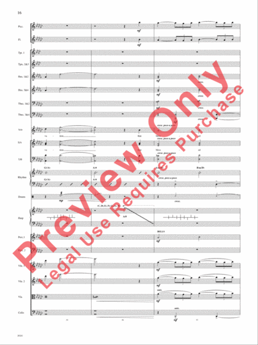 Go, Tell It on the Mountain Choir scores gallery preview page 16