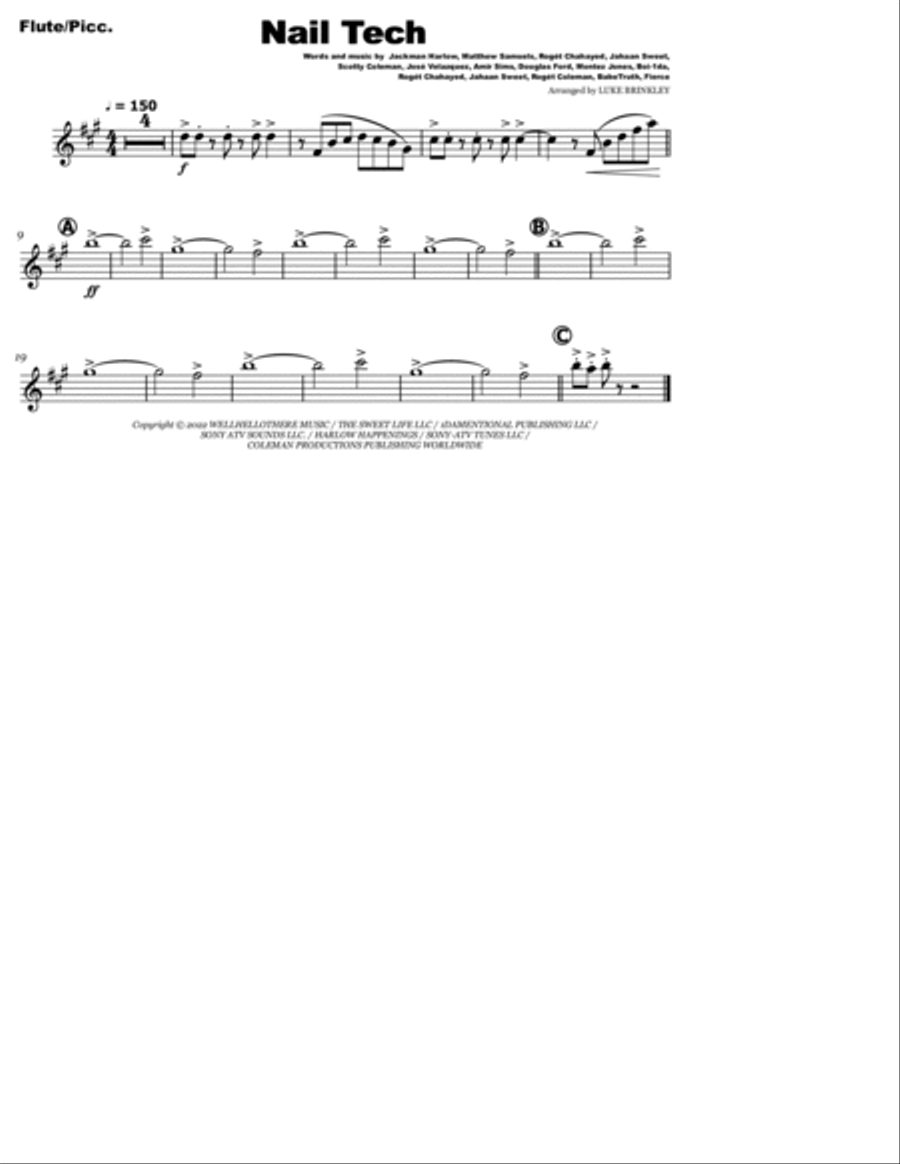 Nail Tech Marching Band scores gallery preview page 3
