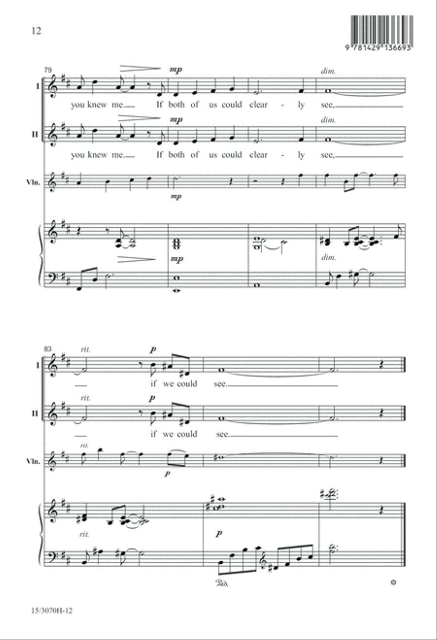 If I Knew You If I Knew You 2-Part scores gallery preview page 13