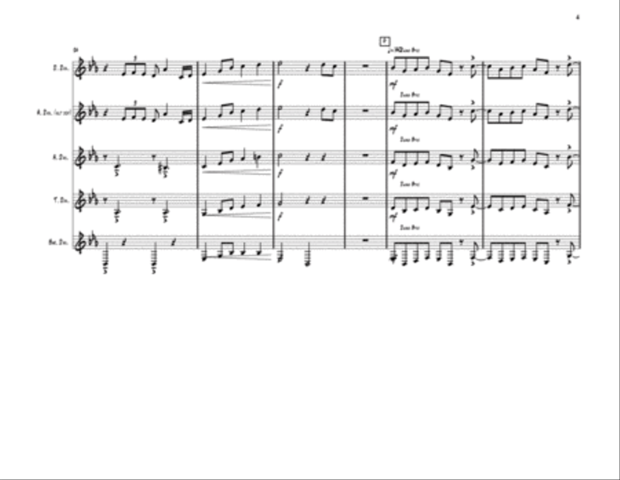 Skylark Skylark Woodwind Quartet scores gallery preview page 4