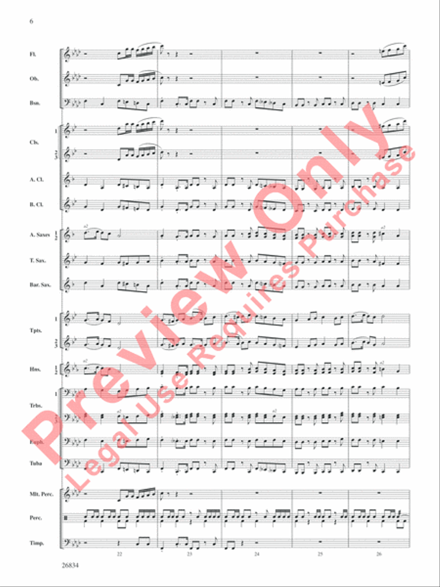 Medal of Valor Concert Band scores gallery preview page 7