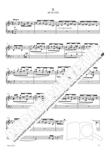 E. Elgar: Enigma Variations op. 36. Selection, arranged for organ by Eberhard Hofmann