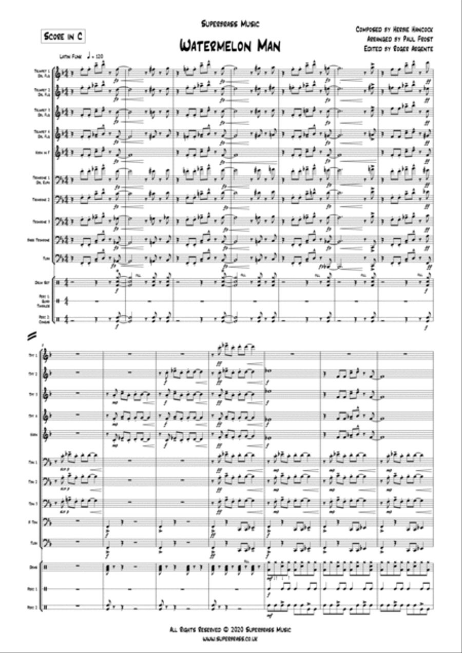 Watermelon Man Horn scores gallery preview page 3